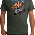 Mens Biker Shirt Built To Last Organic Tee T-Shirt