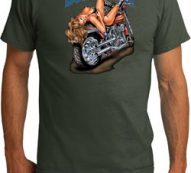 Mens Biker Shirt Built To Last Organic Tee T-Shirt