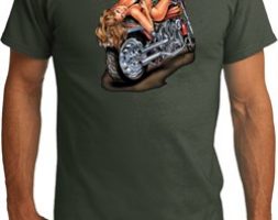 Mens Biker Shirt Built To Last Organic Tee T-Shirt