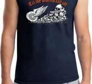 Mens Biker Shirt Smoke Em Muscle Tee T-Shirt