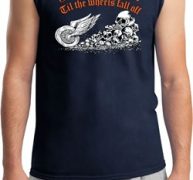 Mens Biker Shirt Smoke Em Muscle Tee T-Shirt