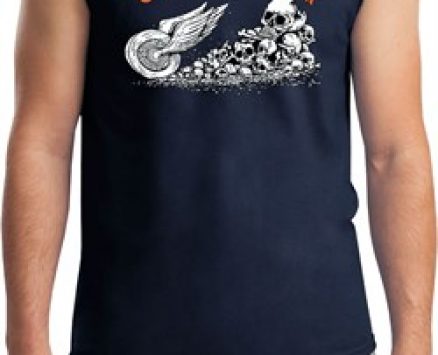 Mens Biker Shirt Smoke Em Muscle Tee T-Shirt