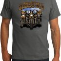 Mens Biker Shirt Who Let The Hawgs Out Organic Tee T-Shirt