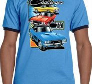Mens Dodge Shirt Challenger Trio Ringer Tee T-Shirt