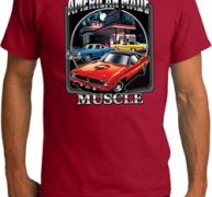 Mens Dodge Shirt Chrysler American Made Organic Tee T-Shirt