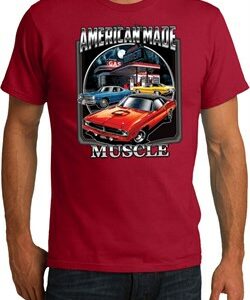 Mens Dodge Shirt Chrysler American Made Organic Tee T-Shirt