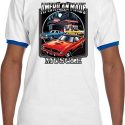 Mens Dodge Shirt Chrysler American Made Ringer Tee T-Shirt