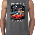 Mens Dodge Shirt Chrysler American Made Sleeveless Tee T-Shirt