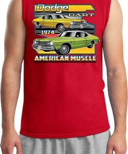 Mens Dodge Shirt Dodge Dart Muscle Tee T-Shirt