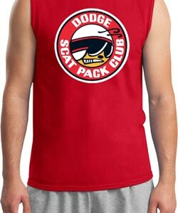 Mens Dodge Shirt Dodge Scat Pack Club Muscle Tee T-Shirt