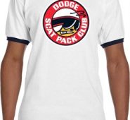 Mens Dodge Shirt Dodge Scat Pack Club Ringer Tee T-Shirt