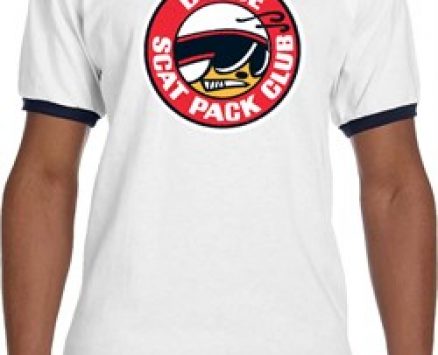 Mens Dodge Shirt Dodge Scat Pack Club Ringer Tee T-Shirt