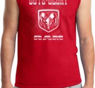 Mens Dodge Shirt Guts and Glory Ram Logo Muscle Tee T-Shirt