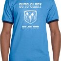 Mens Dodge Shirt Guts and Glory Ram Logo Ringer Tee T-Shirt