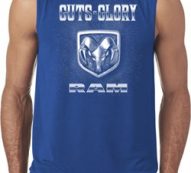 Mens Dodge Shirt Guts and Glory Ram Logo Sleeveless Tee T-Shirt