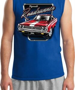 Mens Dodge Shirt Plymouth Roadrunner Muscle Tee T-Shirt