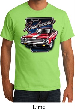 Mens Dodge Shirt Plymouth Roadrunner Organic Tee T-Shirt