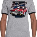 Mens Dodge Shirt Plymouth Roadrunner Ringer Tee T-Shirt