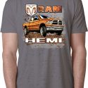 Mens Dodge Shirt Ram Hemi Trucks Burnout Tee T-Shirt