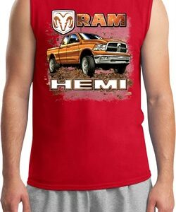 Mens Dodge Shirt Ram Hemi Trucks Muscle Tee T-Shirt