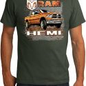 Mens Dodge Shirt Ram Hemi Trucks Organic Tee T-Shirt