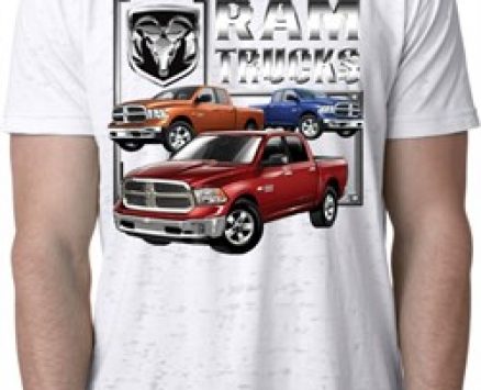 Mens Dodge Shirt Ram Trucks Burnout Tee T-Shirt