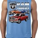 Mens Dodge Shirt Ram Trucks Sleeveless Tee T-Shirt