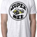 Mens Dodge Shirt Super Bee White Burnout Tee T-Shirt