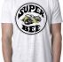 Mens Dodge Shirt Super Bee White Burnout Tee T-Shirt