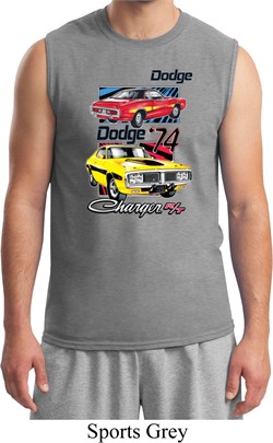 Mens Dodge Shirt Vintage Chargers Muscle Tee T-Shirt