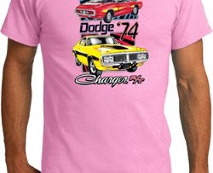 Mens Dodge Shirt Vintage Chargers Organic Tee T-Shirt