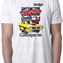 Mens Dodge Shirt Vintage Chargers White Burnout Tee T-Shirt