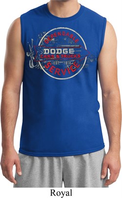 Mens Dodge Shirt Vintage Dodge Sign Muscle Tee T-Shirt