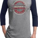 Mens Dodge Shirt Vintage Dodge Sign Raglan Tee T-Shirt