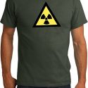 Mens Fallout Shirt Radioactive Triangle Organic Tee T-Shirt