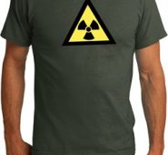 Mens Fallout Shirt Radioactive Triangle Organic Tee T-Shirt
