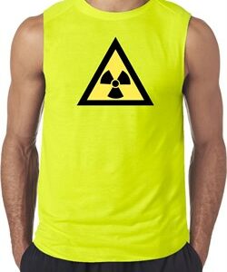 Mens Fallout Shirt Radioactive Triangle Sleeveless Tee T-Shirt