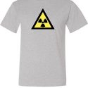 Mens Fallout Shirt Radioactive Triangle Tall Tee T-Shirt