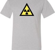 Mens Fallout Shirt Radioactive Triangle Tall Tee T-Shirt