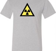 Mens Fallout Shirt Radioactive Triangle Tall Tee T-Shirt