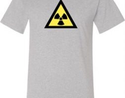 Mens Fallout Shirt Radioactive Triangle Tall Tee T-Shirt