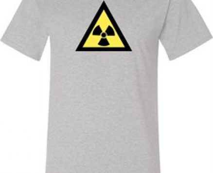 Mens Fallout Shirt Radioactive Triangle Tall Tee T-Shirt