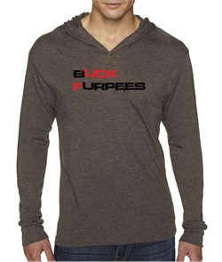 Mens Fitness Shirt Buck Furpees Lightweight Hoodie Tee