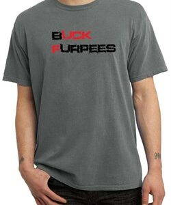 Mens Fitness Shirt Buck Furpees Pigment Dyed Tee T-Shirt