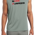 Mens Fitness Shirt Buck Furpees Sleeveless Moisture Wicking Tee