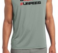 Mens Fitness Shirt Buck Furpees Sleeveless Moisture Wicking Tee