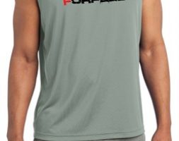 Mens Fitness Shirt Buck Furpees Sleeveless Moisture Wicking Tee