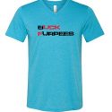 Mens Fitness Shirt Buck Furpees Tri Blend V-neck Tee T-Shirt