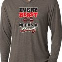 Mens Fitness Shirt Every Beast Lightweight Hoodie Tee T-Shirt