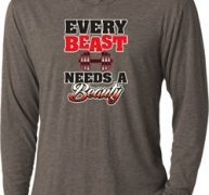 Mens Fitness Shirt Every Beast Lightweight Hoodie Tee T-Shirt